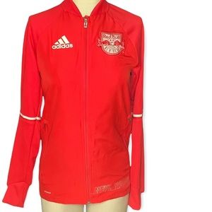 ADIDAS RED BULL NEW YORK NY CLIMAX COOL RED TRACK JACKET